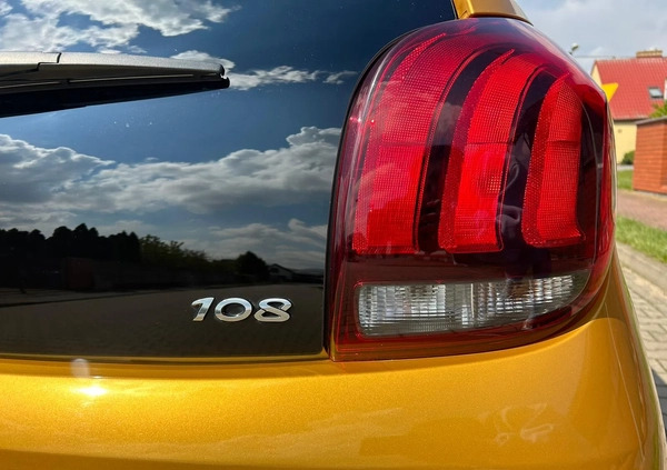 Peugeot 108 cena 36900 przebieg: 17000, rok produkcji 2018 z Siemianowice Śląskie małe 352